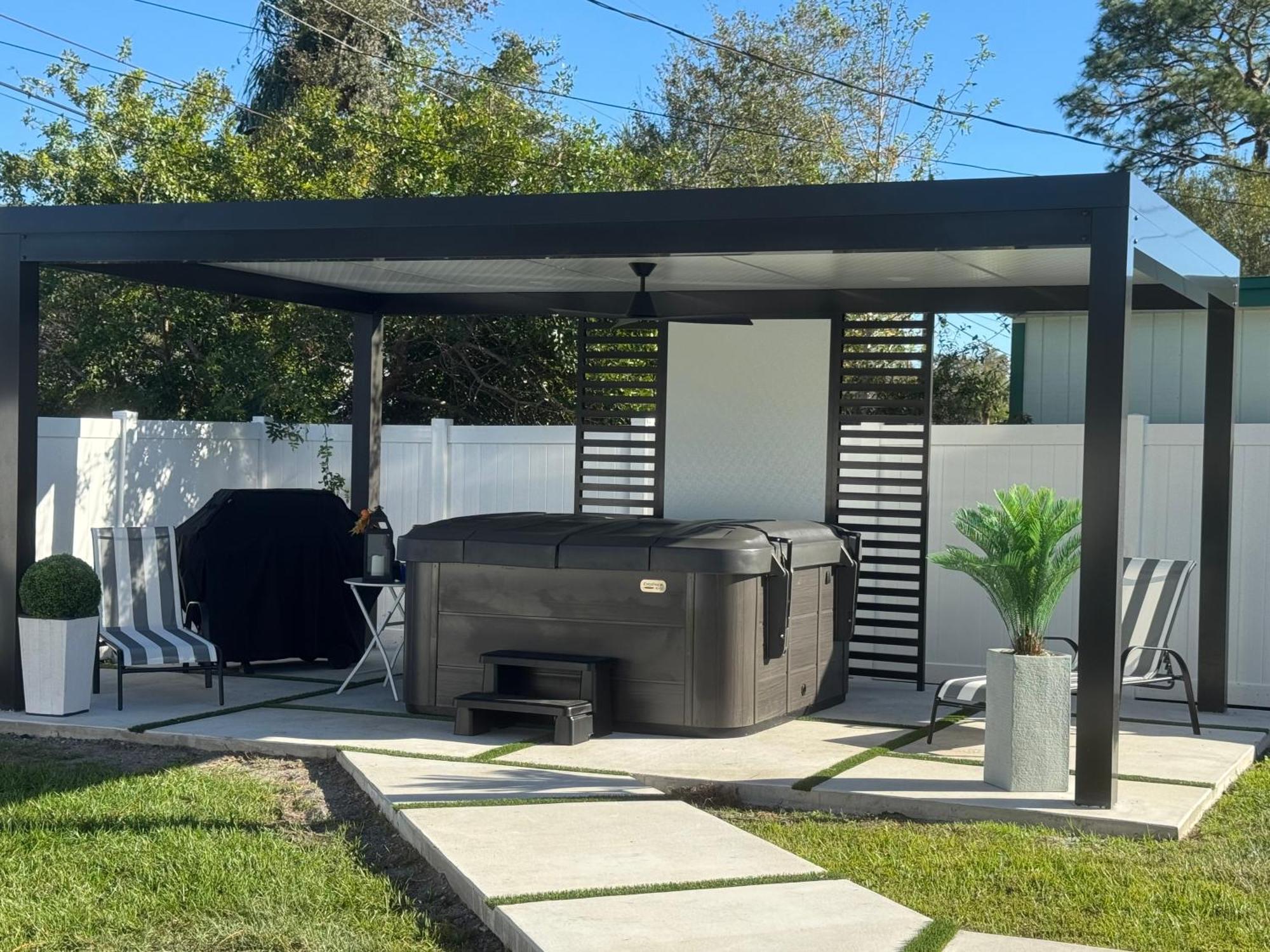 Brand New Tampa Oasis With Private Jacuzzi Retreat Villa Lutz Exterior foto